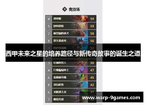 西甲未来之星的培养路径与新传奇故事的诞生之道